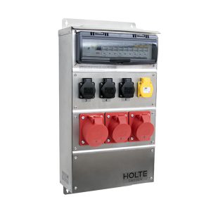 Uttagscentral SF Rostfri 63A 00123+USB-01 4M