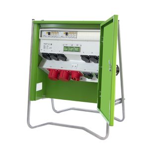 Undercentral UC16A med fasmätare 2x16A, 8x230V, 2xjfb