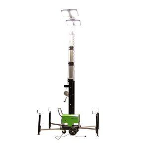 Belysningsmast HiTower 7M 4x300W LED med styrning